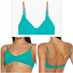 VIX PAULA HERMANNY ☀️ Luli Elis embellished bikini top